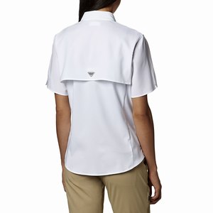 Columbia PFG Tamiami™ II Shortärmad Skjorta Dam Vita (EPCGT4076)